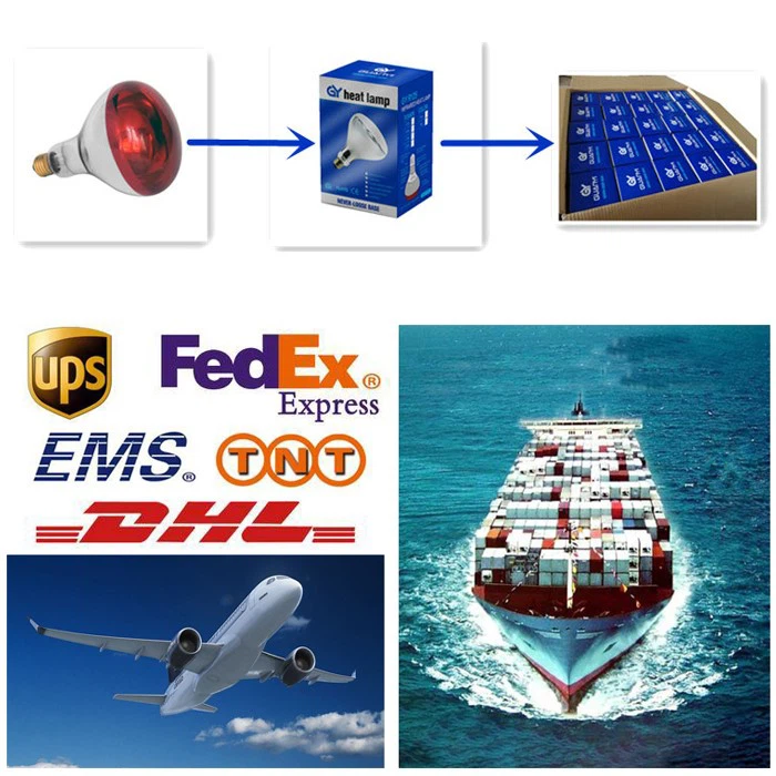 Transport of infrared light heating therapy lamp Transport of infrared light heating therapy lamp